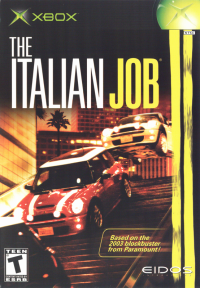 The Italian Job PAL Xbox PAL box art